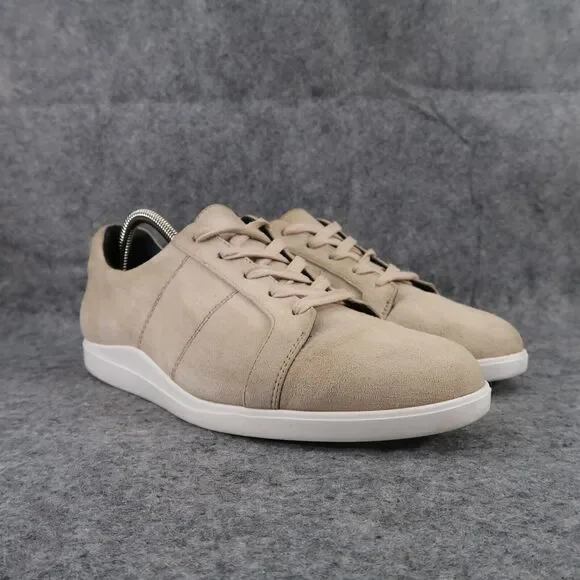 Calvin Klein Shoes Womens 9.5 Sneakers Lifestyle Fashion Leather Classic Lace Up - Picture 1 of 13